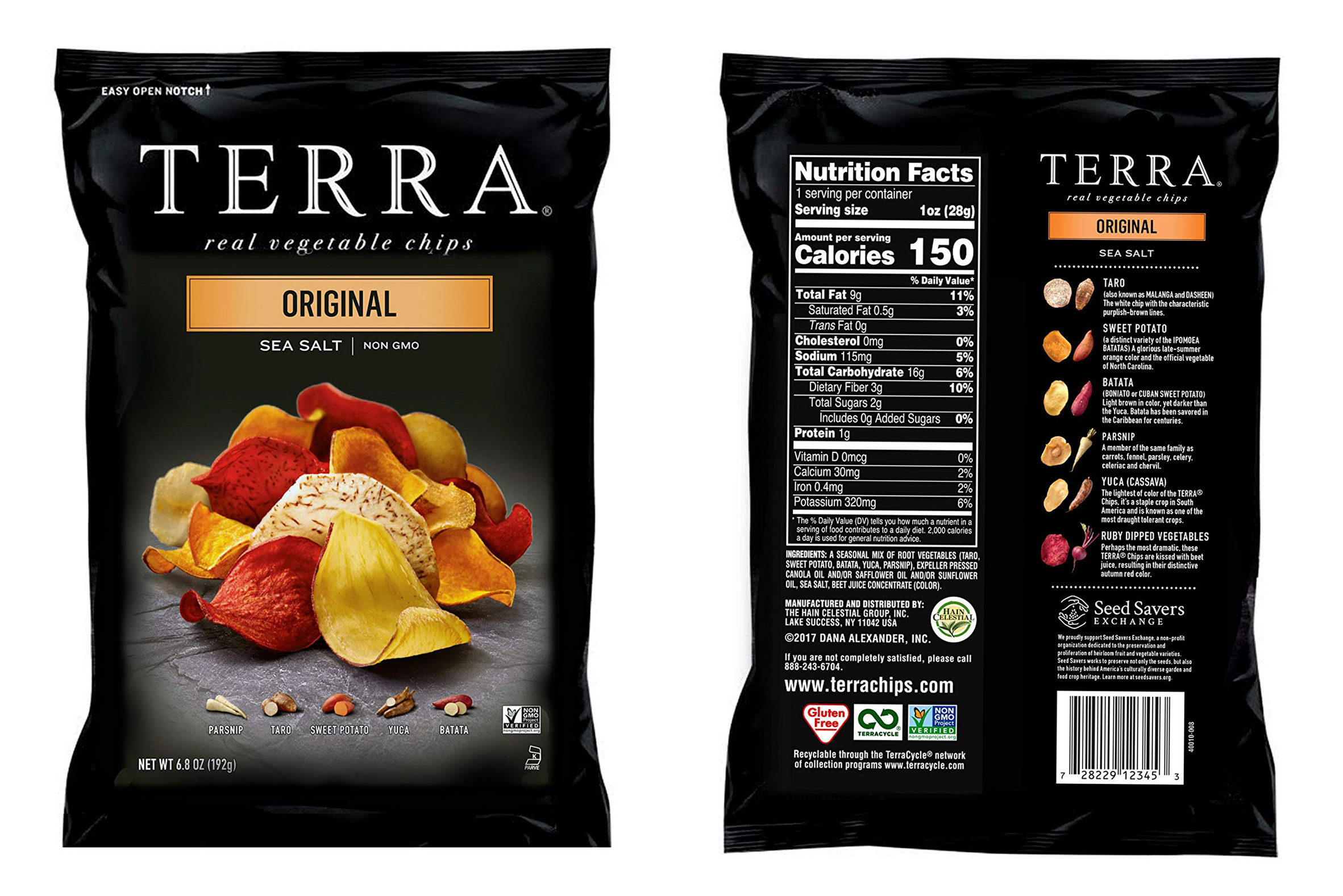 Comparing Terra Chips Label