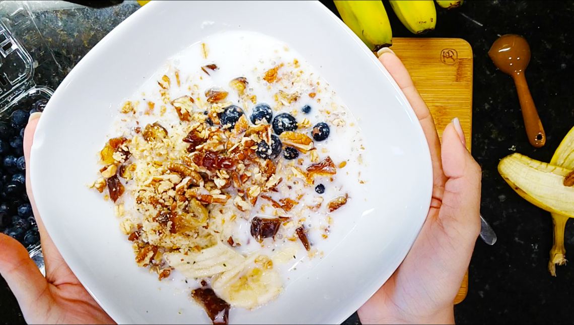 Blueberry Healthy Cereal Bowl