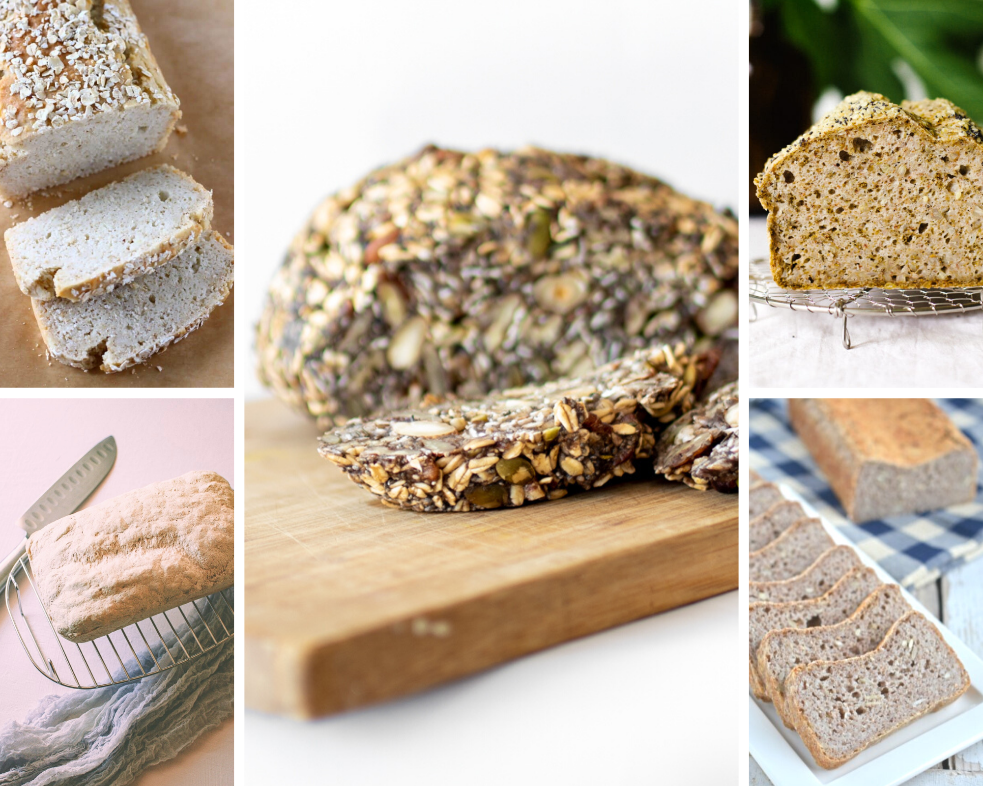 Healthy Gluten-Free Bread (vegan, sugar-free, yeast-free)! Nutritionist Approved!