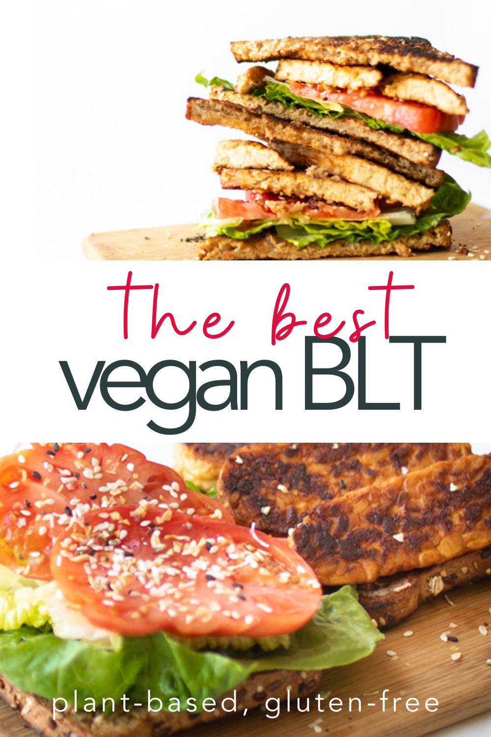 the best blt (vegan + gluten free) - a wellness space