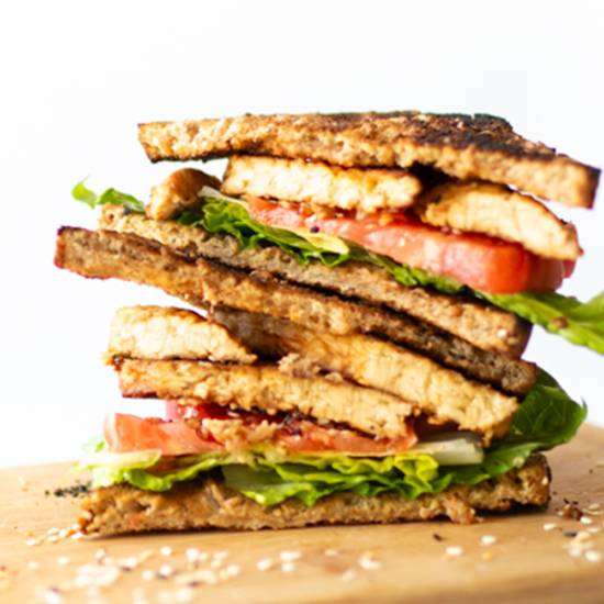 the best blt (vegan + gluten free) - a wellness space