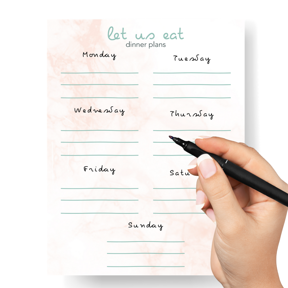 printable meal planner